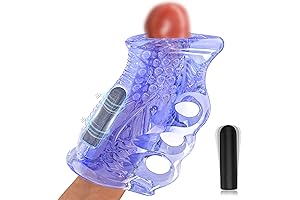 Male Masturbator Sex Toys for Men with Mini Bullet Vibrator