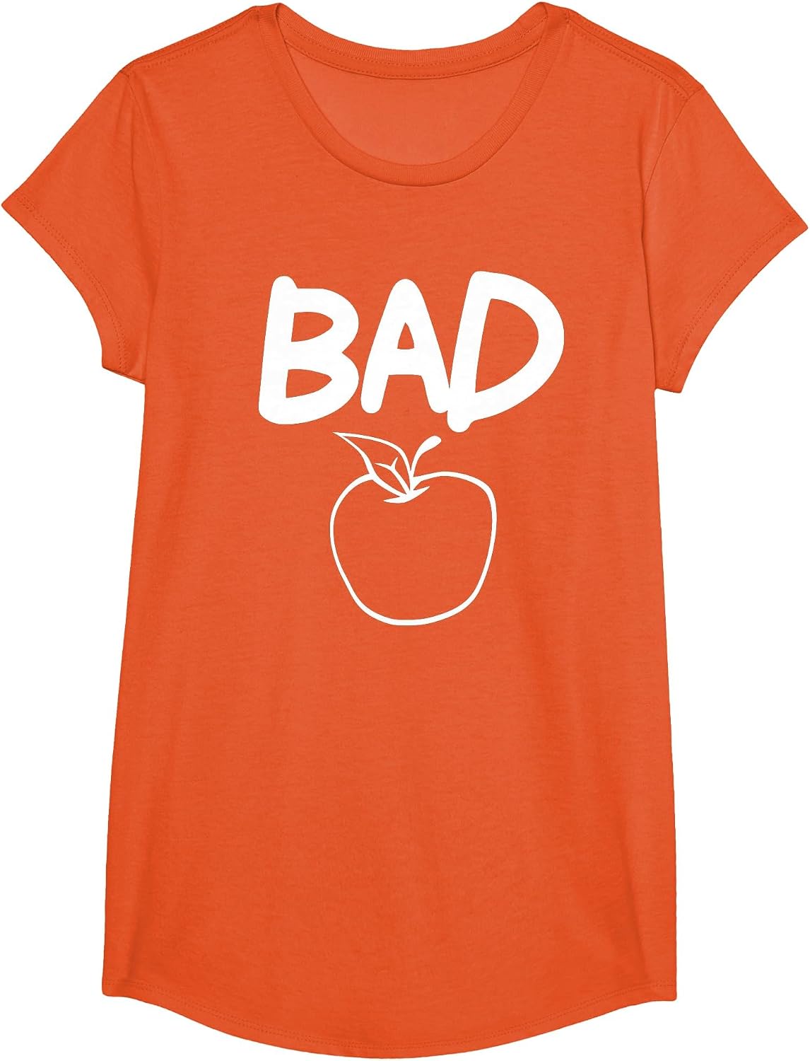 Funny, Bad Apple Heart T-Shirt. Sarcastic Joke Tee T-Shirt image 3