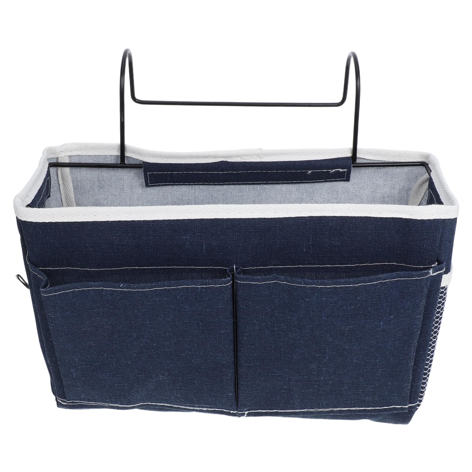 OFFSCH Bedside Hanging Storage Bag Multifunctional Organizer for College Dorms Bunk Beds and Home Use Fabric Storage for Books Phones Glasses and Essentials Upgrade