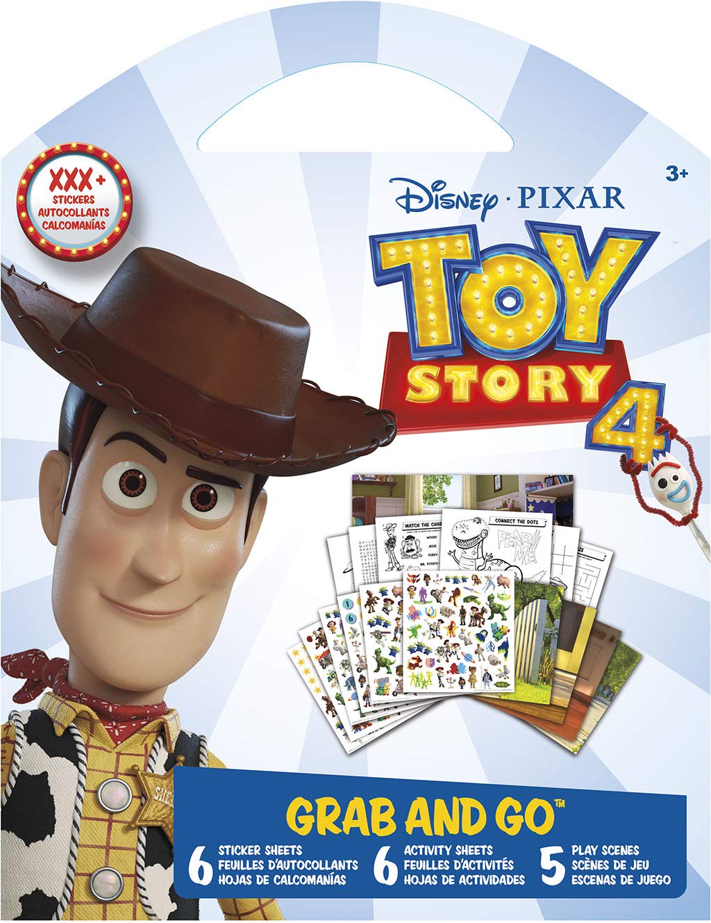 Toy Story 4 Grab & Go Trends International : le kit d'activité idéal pour occuper les enfants en voyage