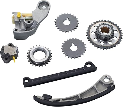 Miniatura 3 de ENA Kit de cadena de distribución compatible con Chevrolet Suzuki Tracker Aerio Esteem Sidekick 1.8L 2.0L 2.3L 1996-2009 L4 Reemplazo para TK520