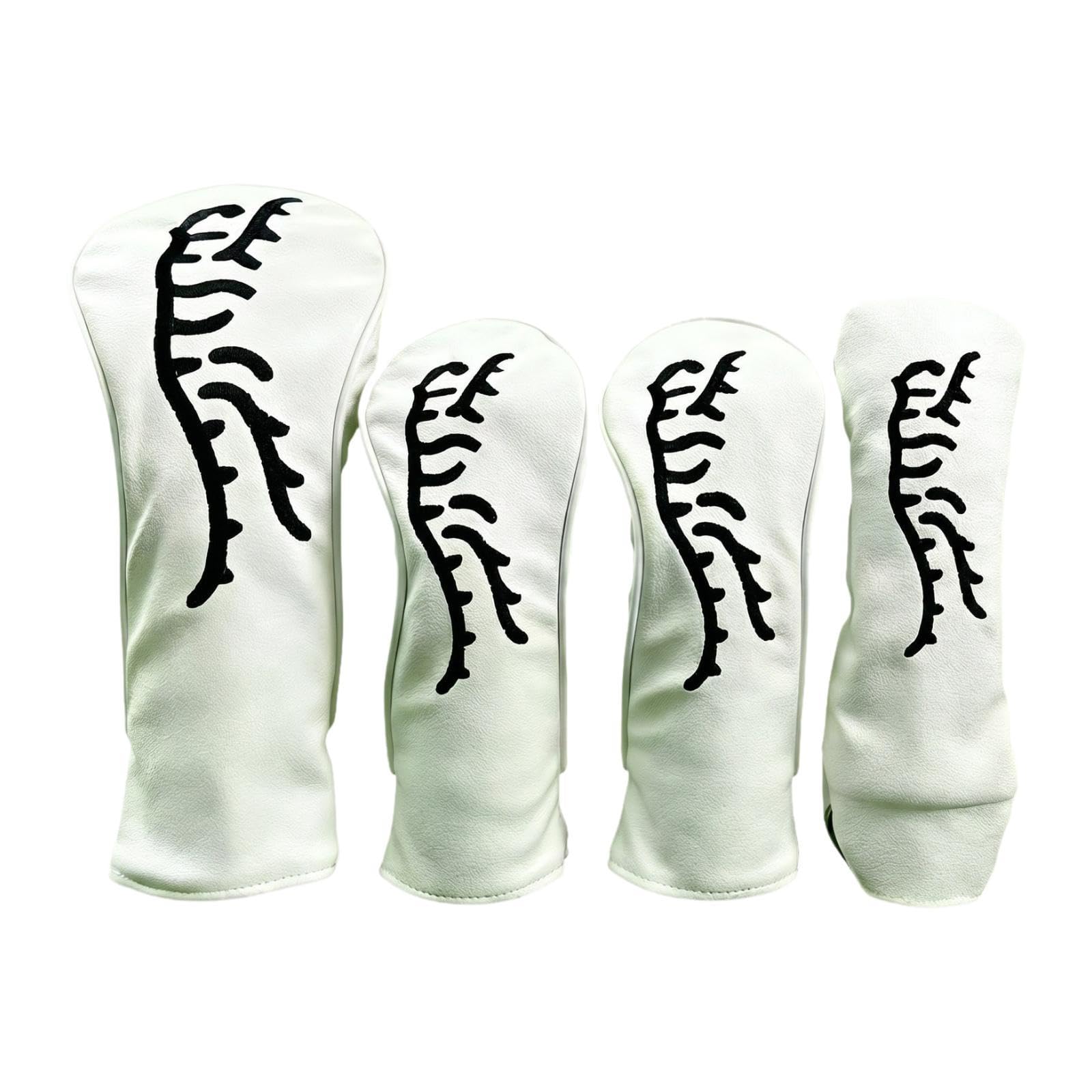 Coprimazza Golf Regalo 29X Cm Pelle Pu,Bianco