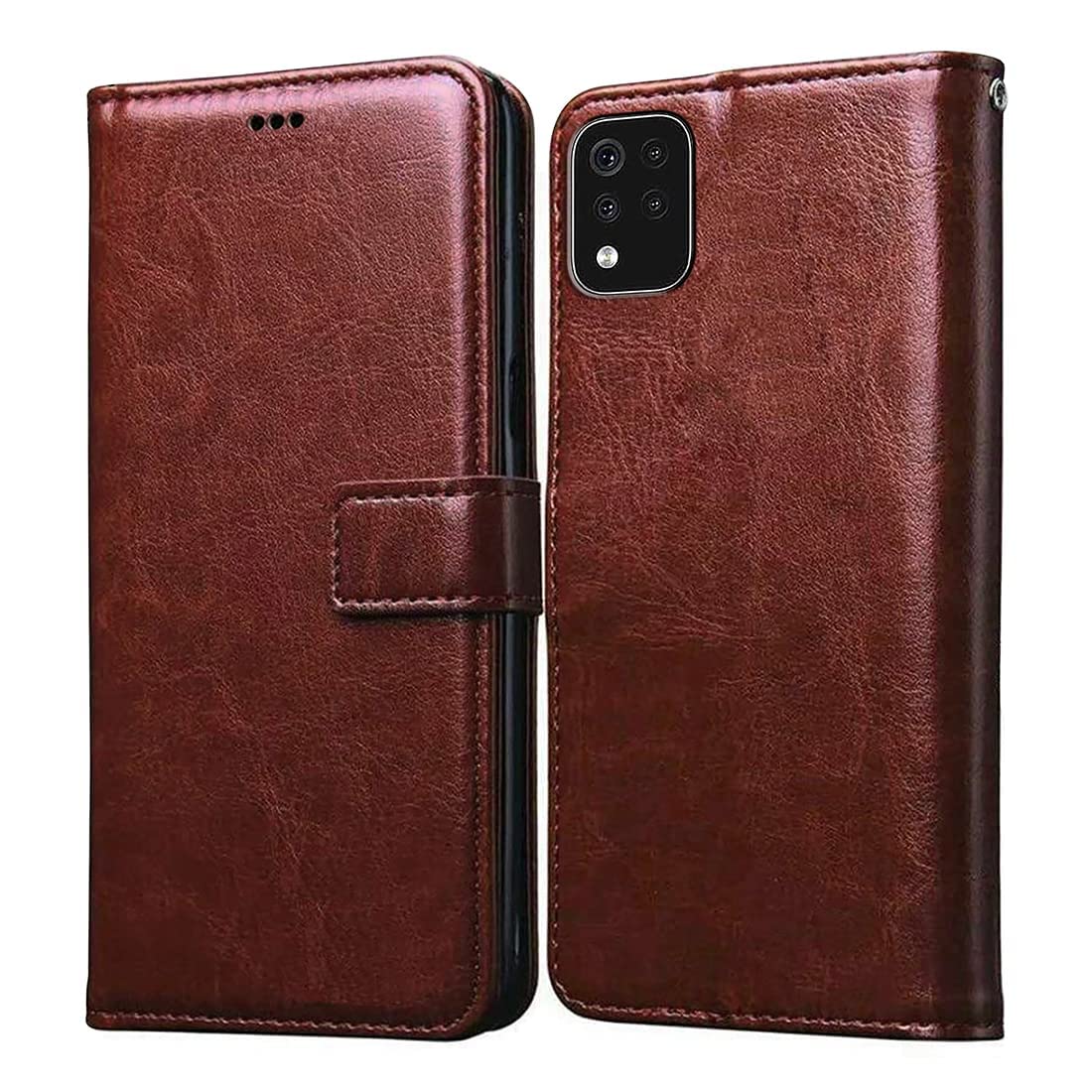 Amazon Brand - Solimo Flip Leather Mobile Cover (Soft & Flexible Back case) for LG K42 (Brown) (B098PG8RHQ) Amazon Price History, Amazon Price Tracker
