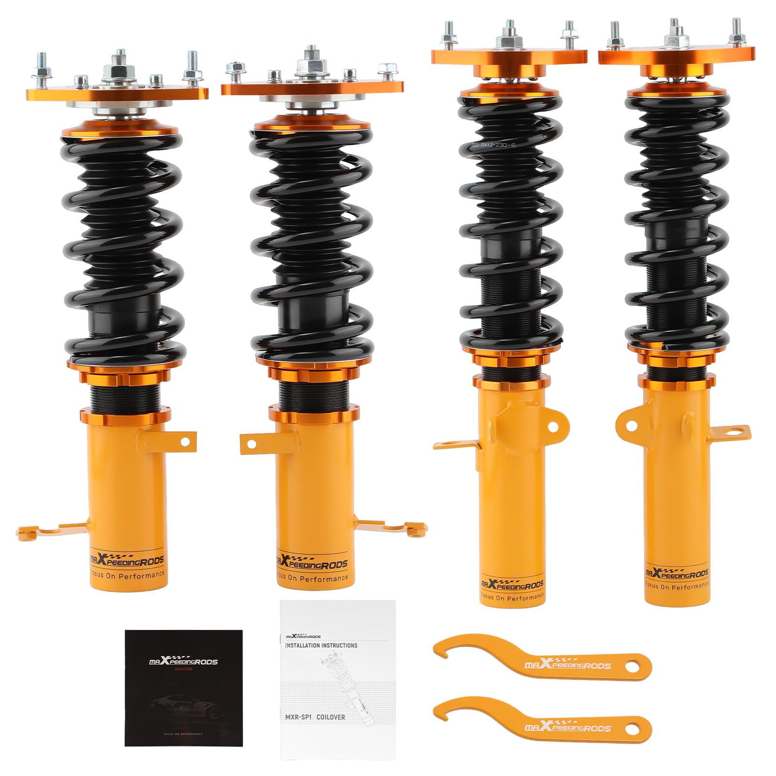 maXpeedingrods Coilovers for Corolla E90 E100 E110 AE92 AE101 AE111 1988-1999 Coil Over Shock Suspension Struts Spring Struts