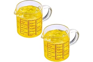 Measure Glass | Insulated Handle | V-Shaped Spout | 2oz Measuring Cup