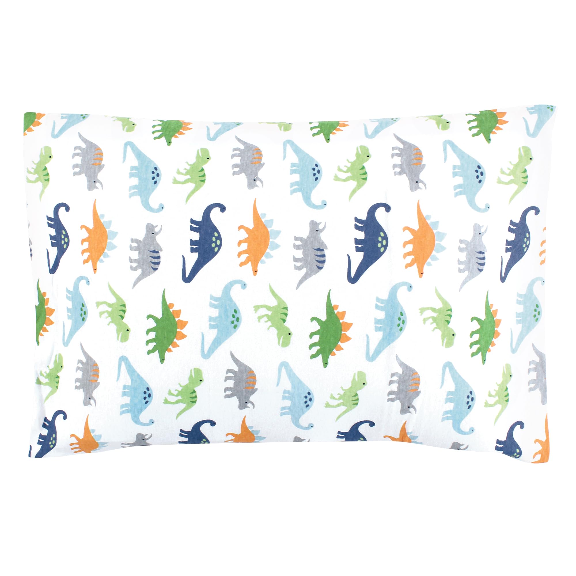 Hudson Baby Unisex Baby Cotton Toddler Pillow Case, Dinosaurs, One Size