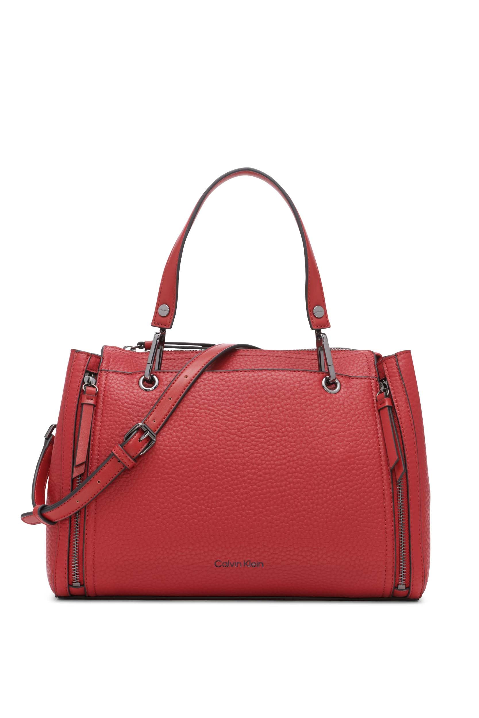 Calvin KleinReyna Novelty Satchel, Caramel Combo, One Size