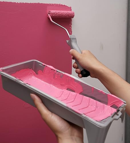 Miniatura 3 de Fundas de rodillo de pintura de microfibra de 4 pulgadas, 13 pulgadas, mini cubiertas de rodillo para pintura, suministros de pintura para el hogar,