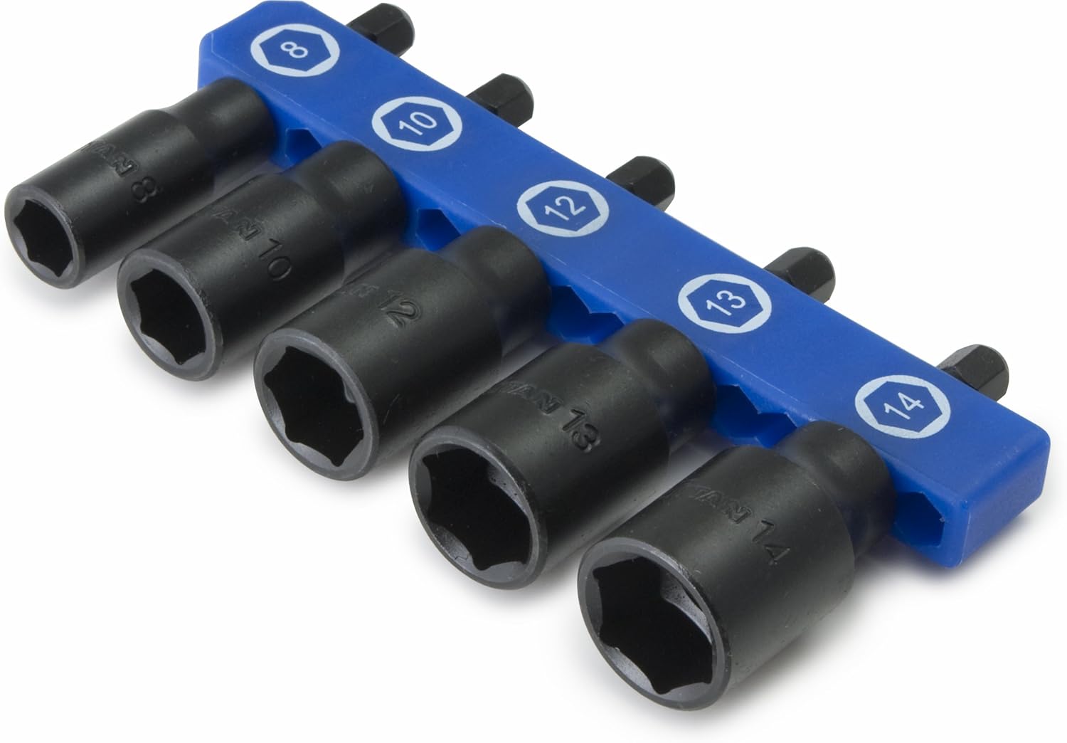 Titan 15241 Metric 6" Impact Nut Driver Set - 6 Piece