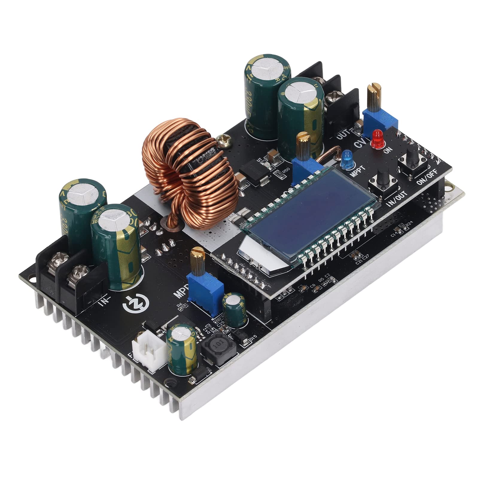 Modulo Boost, modulo Boost regolabile Display LCD Auto Boost Converter Output DC1.4-79V, regolatore solare, convertitori di potenza