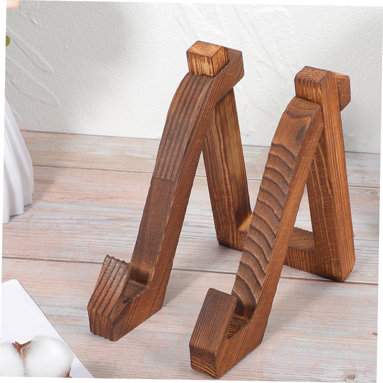 Wood Recipe Book Holder Stand for Kitchen Counter Display
