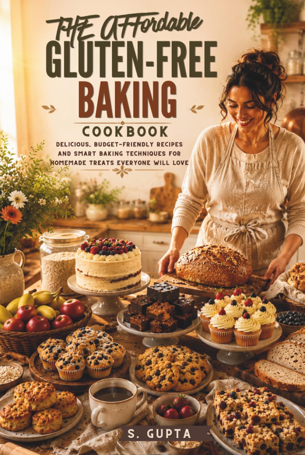 The Affordable Gluten-Free Baking Cookbook: Easy Budget-Friendly Recipes for Bread, Cookies, Cakes, Muffins, Brownies, Breakfast Bakes, and Everyday ... Simple Pantry Ingredients (Sangita’s Kitchen)