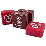 CRBN Pickleball - Paddle Eraser, Best Carbon Fiber Pickle Ball Racket Cleaner, Fast & Easy Rubber Bar to Remove Ball Residue, Dirt, & Minor Scrapes/Scratches - Patent Pending (Red, 2 Pack)