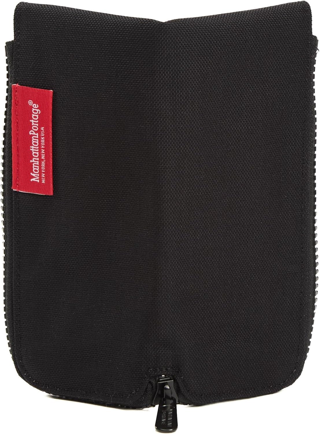 Manhattan Portage Half Zip Pen Case Made From Durable 1000D Cordura With Zipper Closure Fits Most pens Perfect Organizer for College Office And Travel Essentials (Black)