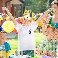 Vista 5 de Corona de rey de cumpleaños, banda para niño, botones y accesorios de vestir para celebración de cumpleaños
