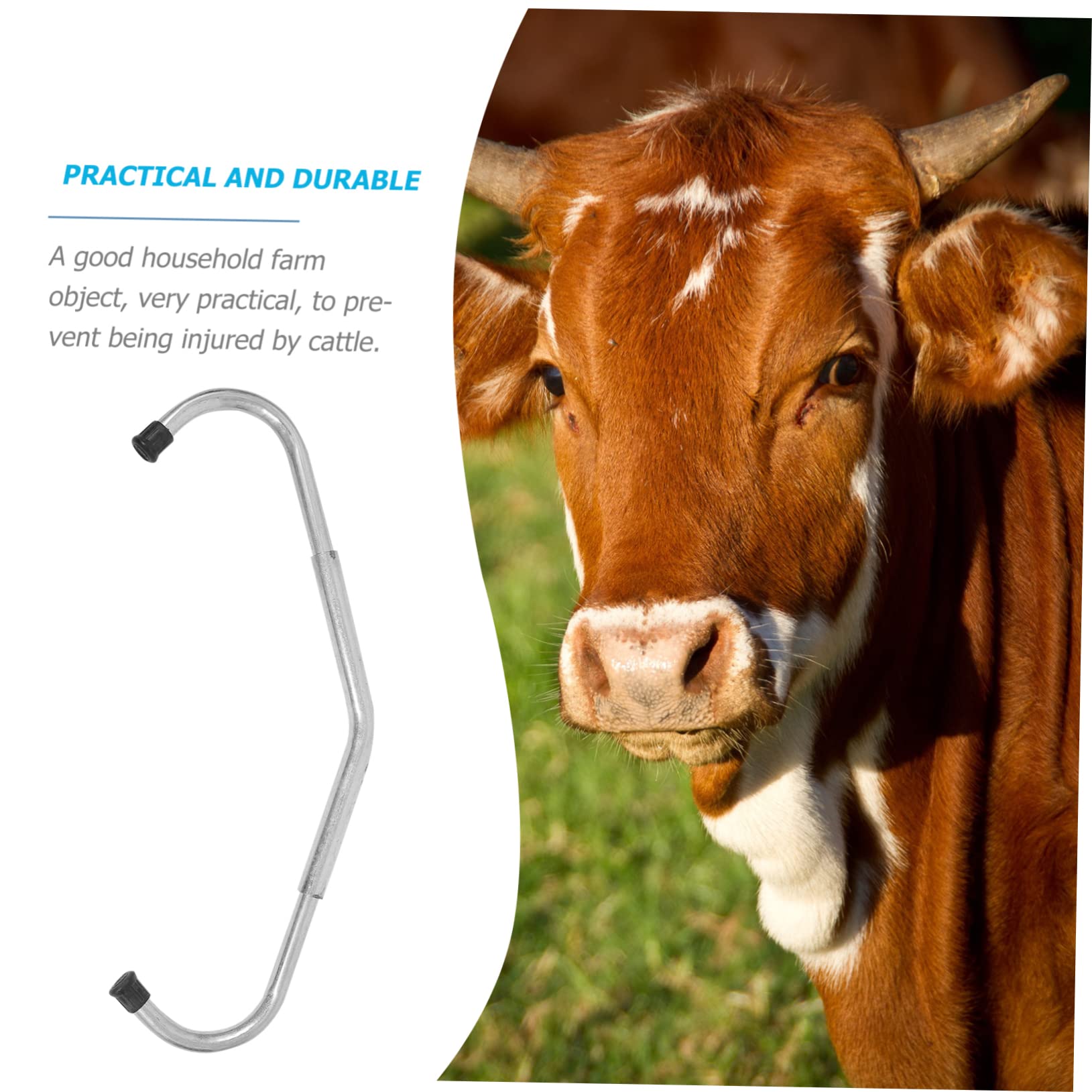 Toyvian Dispositivo Antikick Regolabile Zincato per e Allevamento Bovina Accessorio Pratico e Portatile per La Sicurezza Allevatori