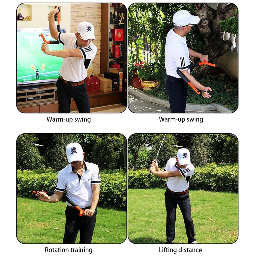 Verbesserte Golfschwung-Flugzeug-Trainingshilfe Golfschwungführung Trainingshilfe Golftrainer Golfschwung-Trainer/Führer/Werkzeug – Schwungtrainingshaltung/Handgelenkscharnier/Schwungebene/Schwungau