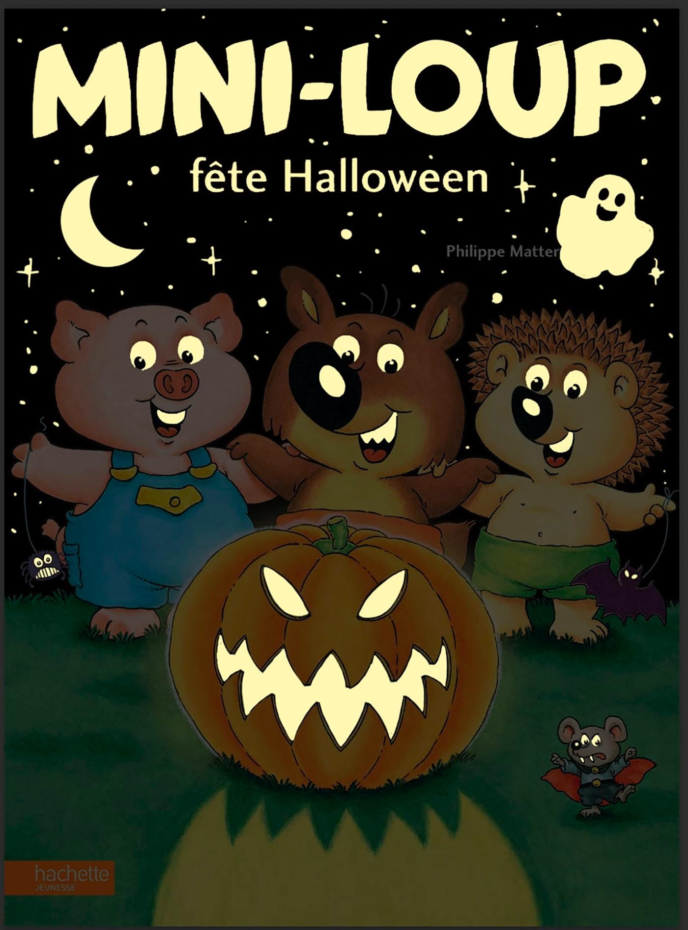 Mini-Loup fête Halloween couverture phosphorescente: Avec couverture qui brille dans le noir
