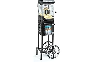 Nostalgia Popcorn Maker Machine - Professional Vintage Movie Theater Style