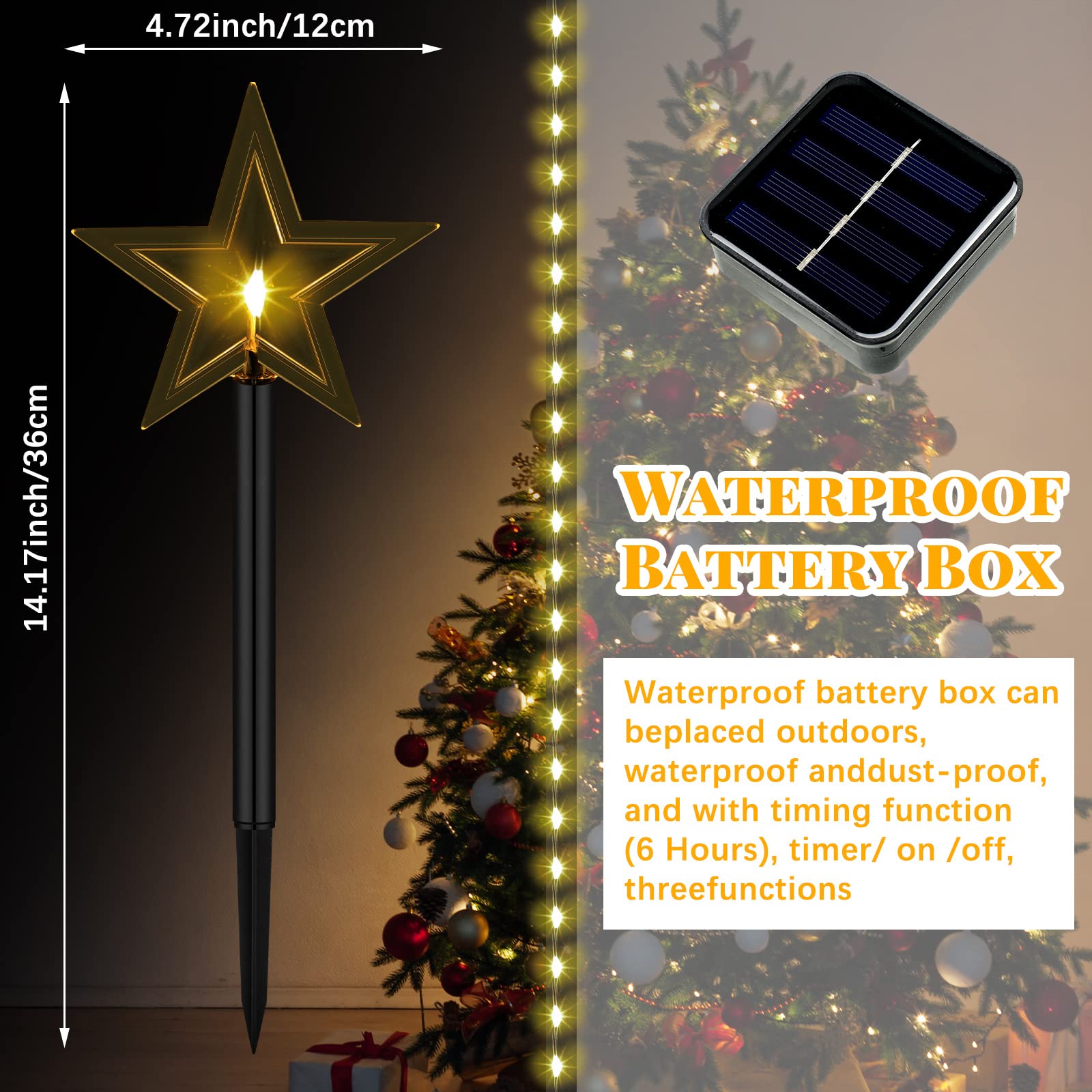 10 Stück Weihnachtsschneeflocken Dekorationen Weihnachten