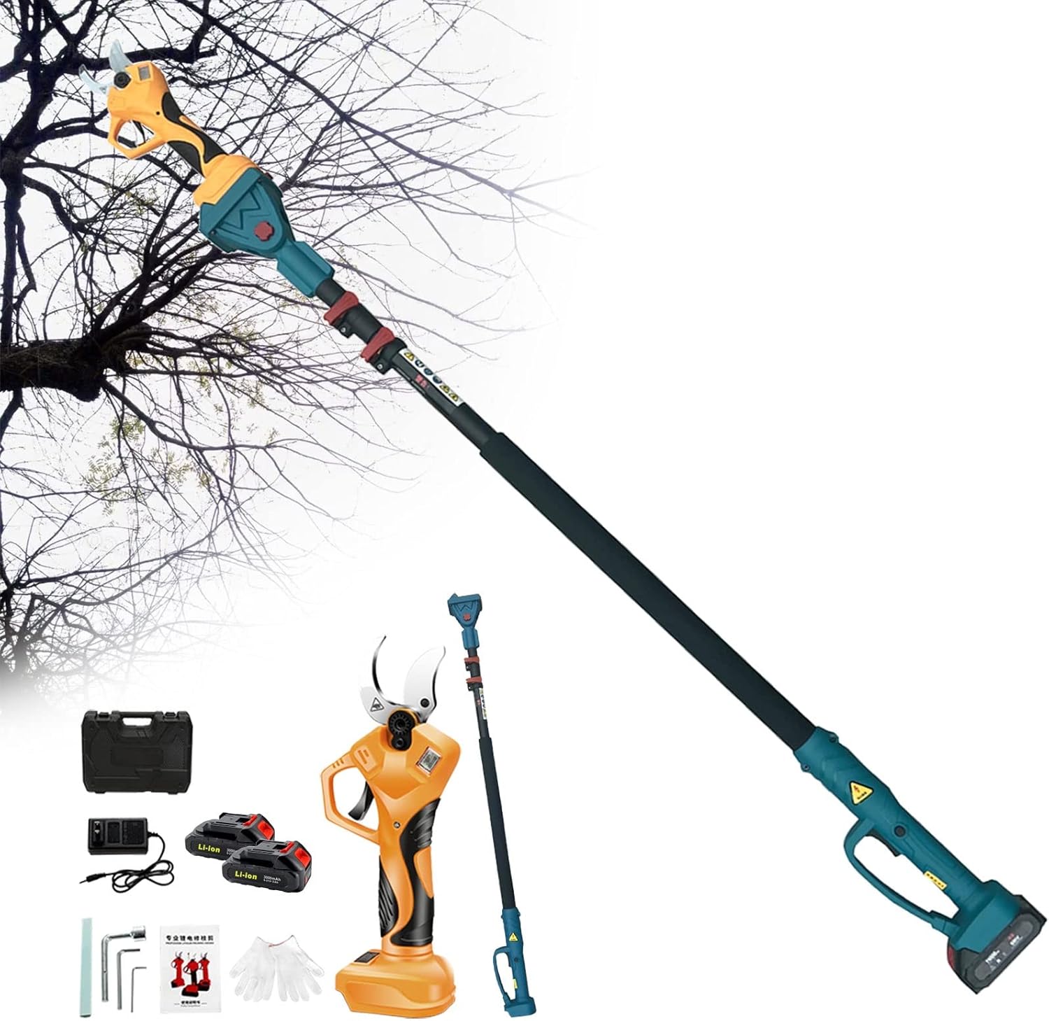 Cesoia Elettrica per potatura Forbici Elettriche potatura con Asta