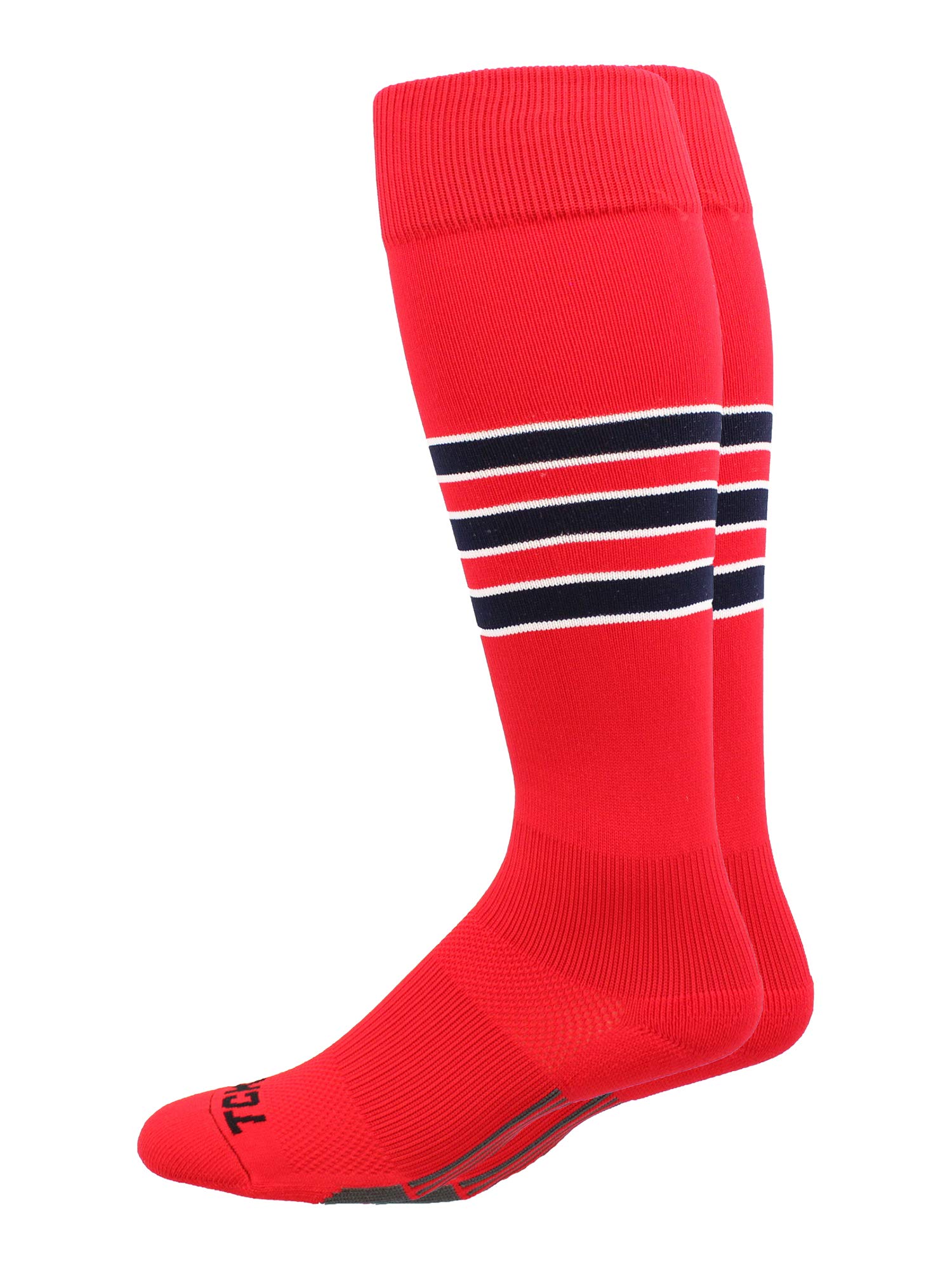 MadSportsStuff Softball Socks Baseball Socks | White &amp; Team Colors | USA Made | Sizes for Girls, Youth Boys, Men &amp; Women