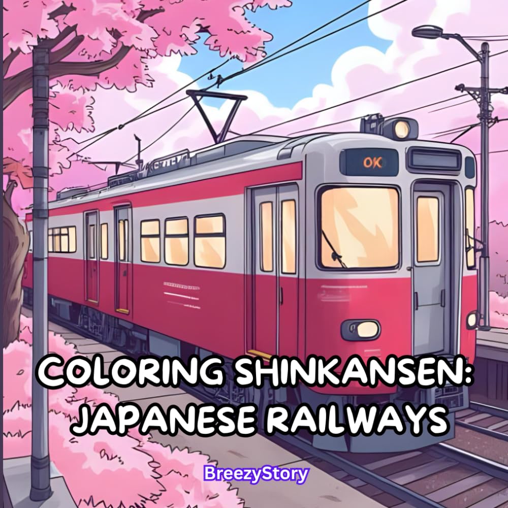 The Coloring Shinkansen: A Journey Through Japanese Railways