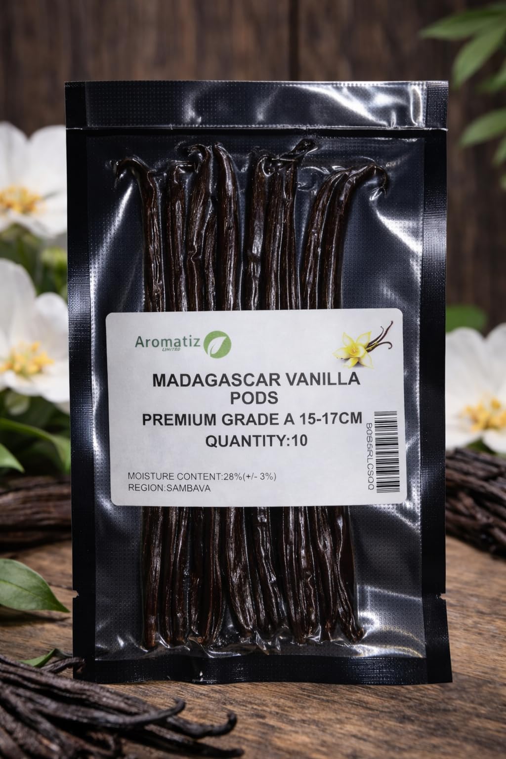 Aromatiz 10X Madagascar Vanilla Pods Premium Grade A 15-17cm