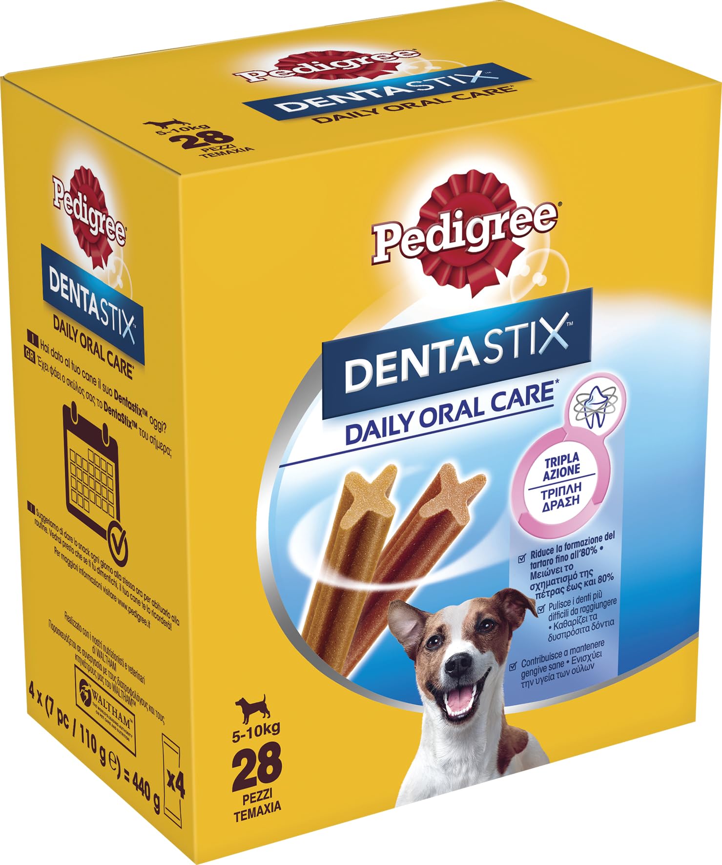 Pedigree Pack de Dentastix de uso Diario para la Limpieza Dental de Perros Pequeños (28ud)