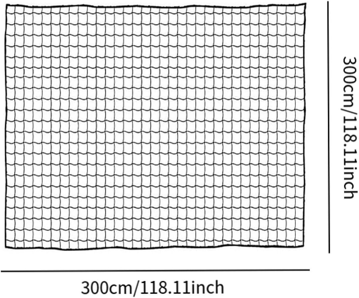 Baseball Backstop Net Knotted Baseball Training Net for Softball Hockey Yard