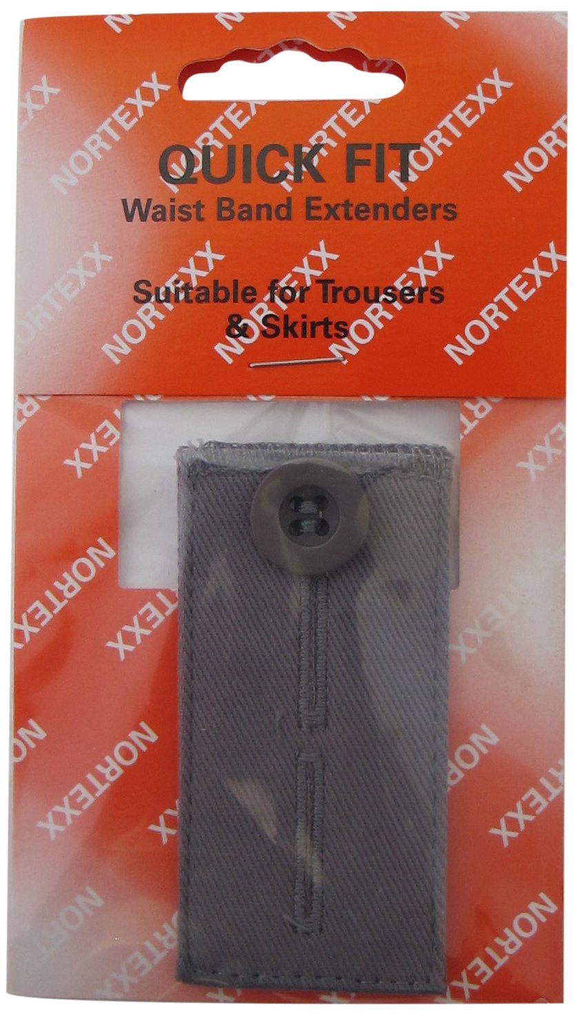 NortexxQuick Fit Waist Button Extender, Grey