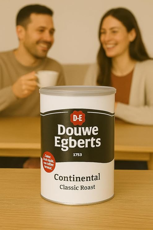 Douwe Egberts Continental Classic Roast Instant Coffee (Pack of 6, Each 750g, Total 4500g)