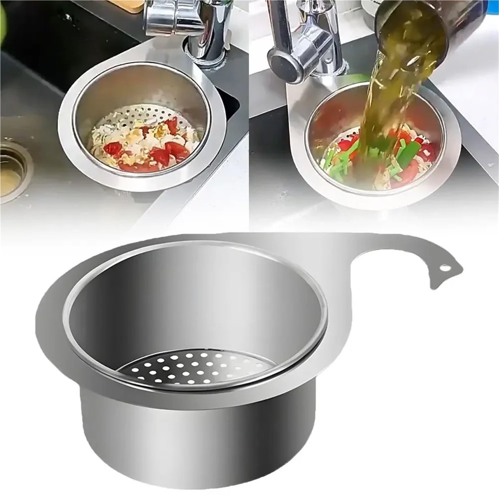 Panier de crépine d'évier 1 pièces pour Cuisine
