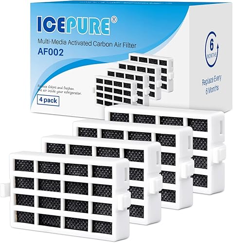 ICEPURE W10311524 Reemplazo del filtro de aire para refrigerador Whirlpool AIR1, W10311524, 2319308, W10335147, 1876318, filtro de aire FreshFlow,