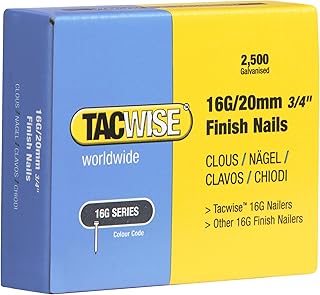 Tacwise 0665 Type 16G / 20 mm Galvanised Finish Nails