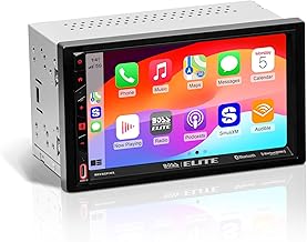 BOSS Audio Systems Elite BE7ACP.WX Double DIN Car Stereo Wireless Apple CarPlay Android Auto, 7 Inch Touchscreen, Sirius XM-Ready, Bluetooth