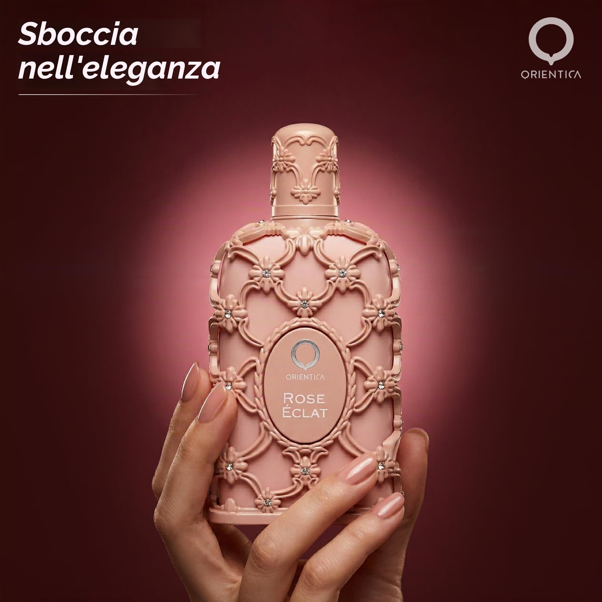 Orientica Luxury Collection Rose Eclat Eau de Parfum 80 ml | Profumo arabo di lunga durata per uomo e donna