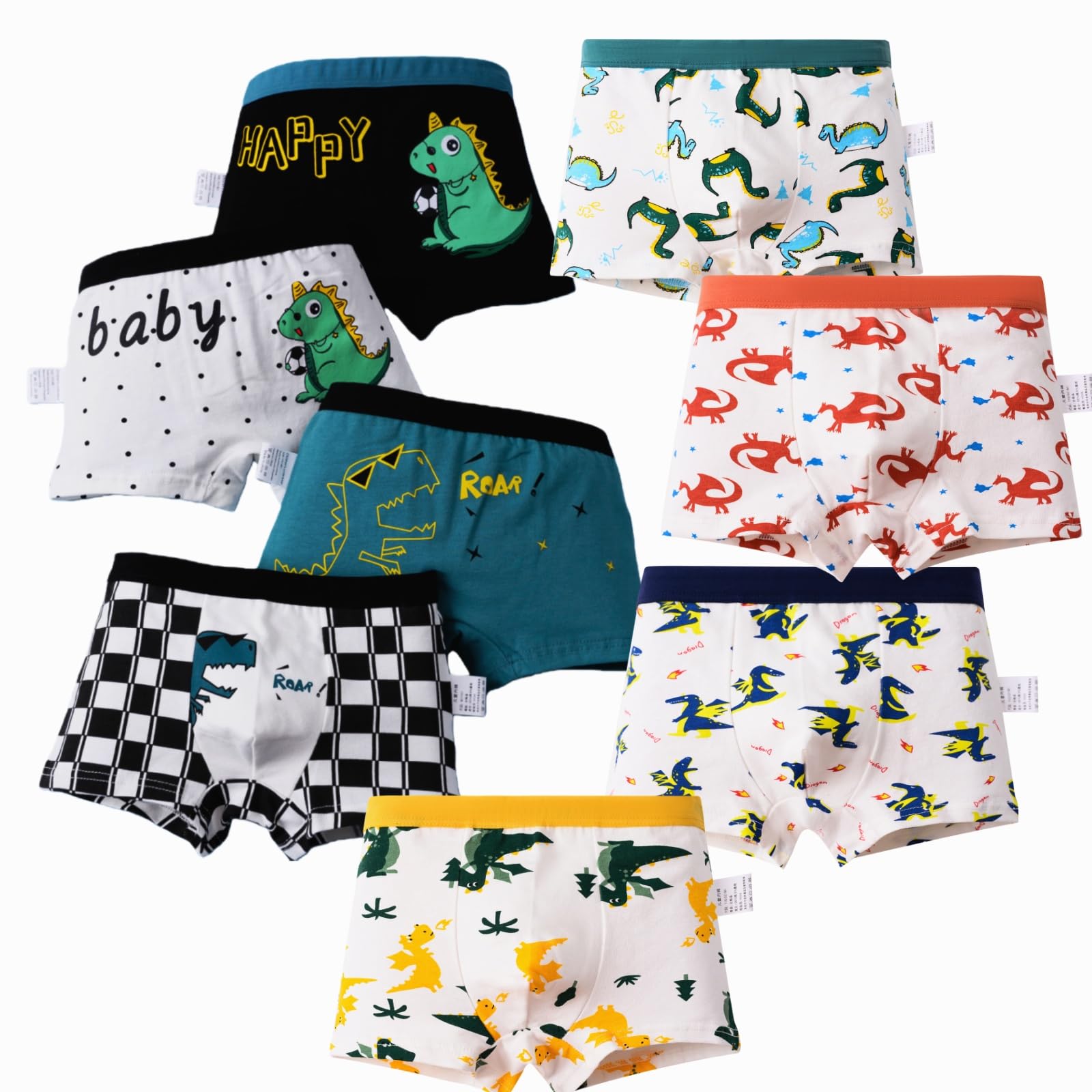 8-Pack Boys Underwear Briefs at $8.91