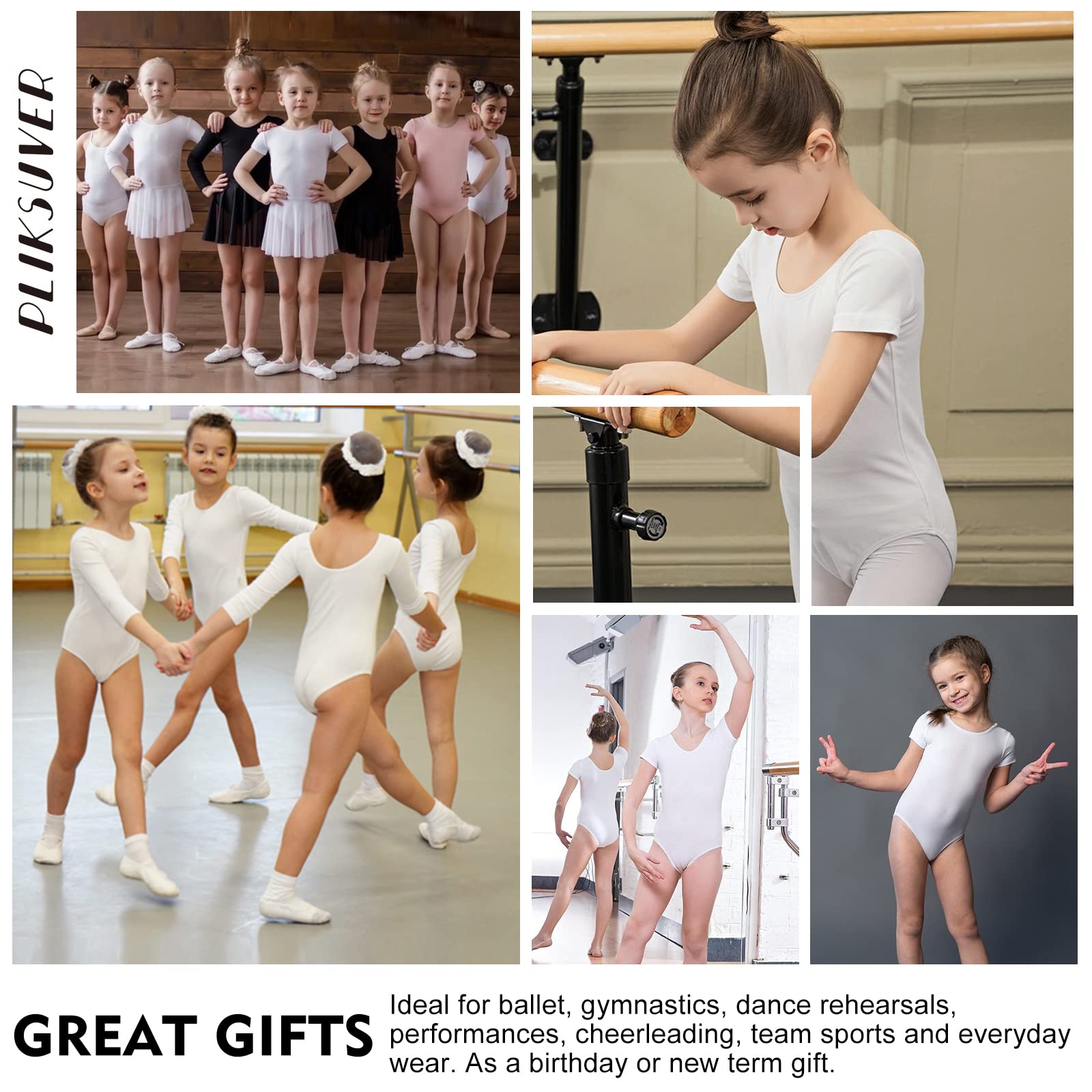 Body Taniec Klasyczny Dziewczęcy Kobiety Ballet Body Leotards Bawełna Krótki Rękaw Artystyczne Body Gimnastyka Dla Dziewcząt i Kobiet