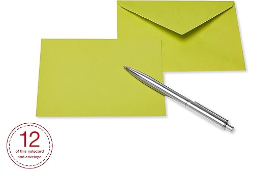 Vista 7 de American Greetings tarjetas en blanco de un solo panel con sobres, colores tierra (100 unidades)