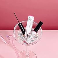 Vista 7 de CALAILIS Pegamento para pestañas, pegamento para extensiones de pestañas en racimo de agarre súper fuerte, impermeable, de secado rápido