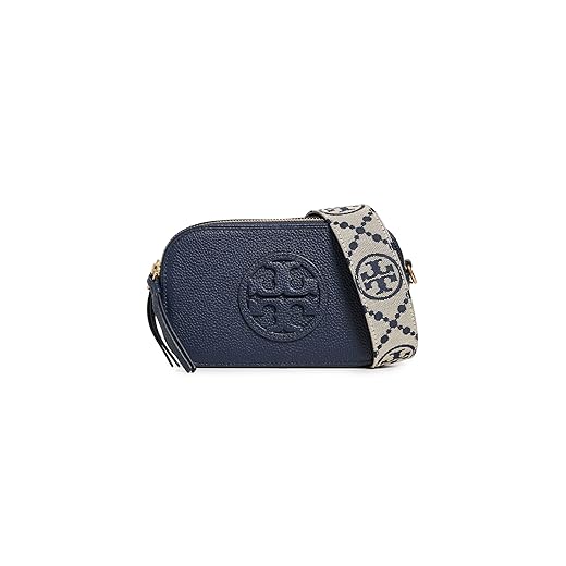 Tory Burch Women's Mini Miller Crossbody Bag, Tory Navy, Blue, One Size