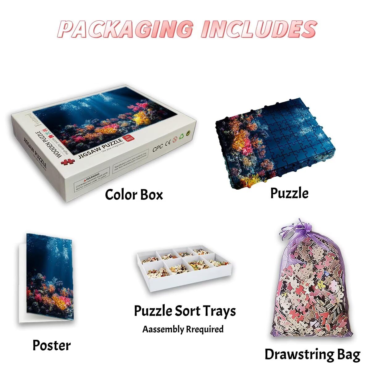 Puzzle dla dorosłych, 5000, ocean, 5000 sztuk, dla dorosłych, drewniane puzzle do dekoracji wnętrz, niemożliwe gry logiczne, wyjątkowe prezenty dla kobiet, prezenty dla mężczyzn, wymagający motyw