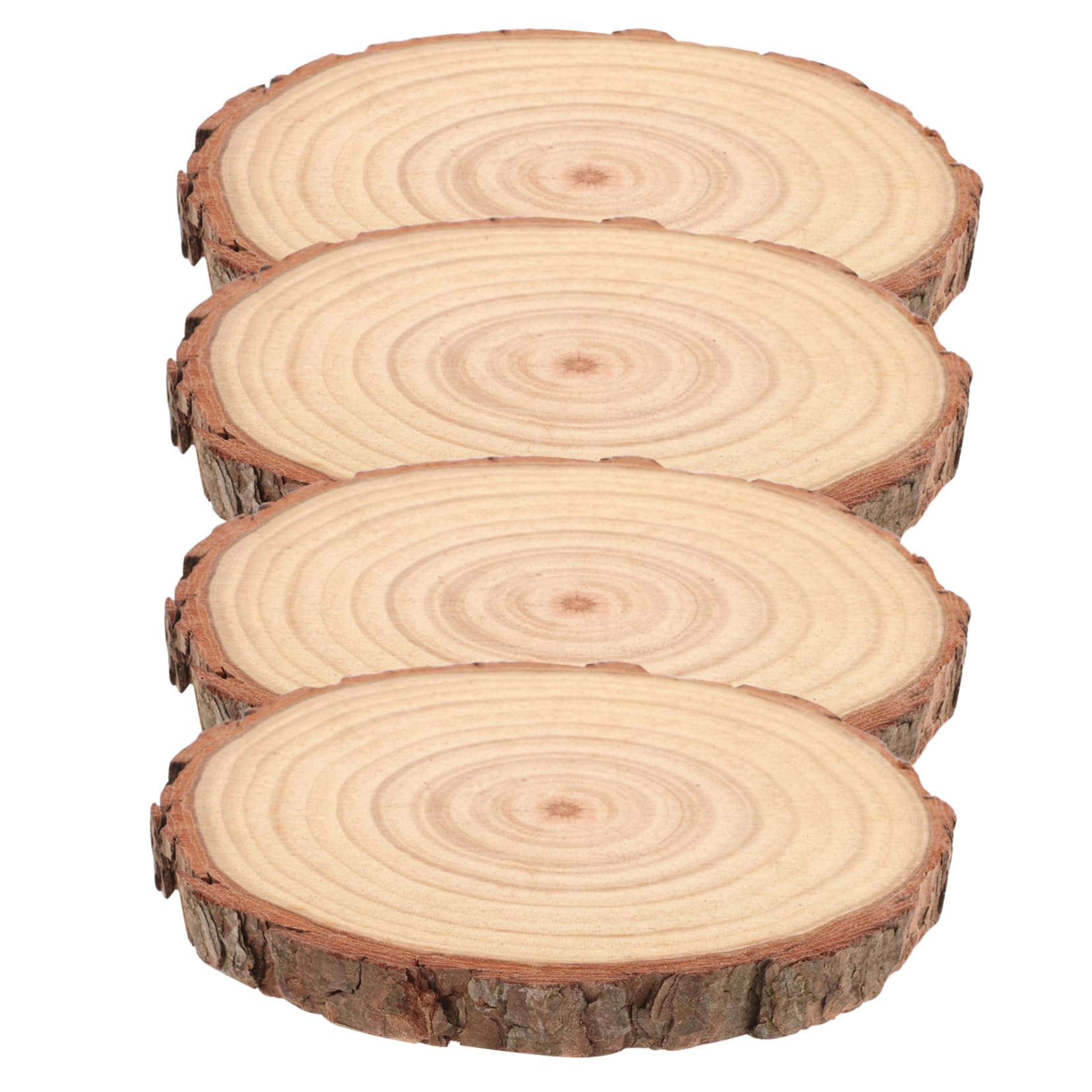 Operitacx 16stücke Naturholzscheiben Für Bastelarbeiten Unbehandelte Runde Holzplatten Dicke Für Malerei Hochzeiten Und Dekoration