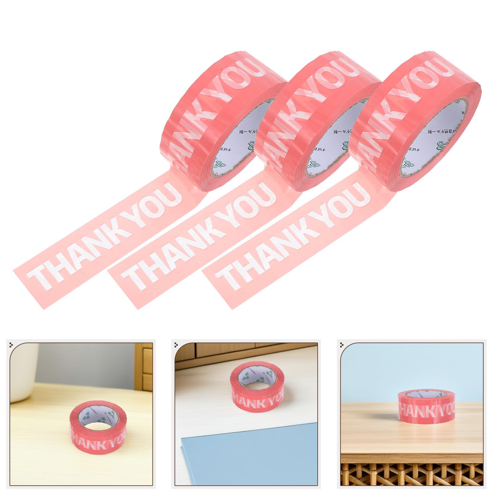 Toyvian 7 Rollen Rolle Verpackungsklebeband aus Kunststoff mit Starker Haftung und Einsetzbar für Versand und Umzug zum Sicheren Verschließen von Kartons