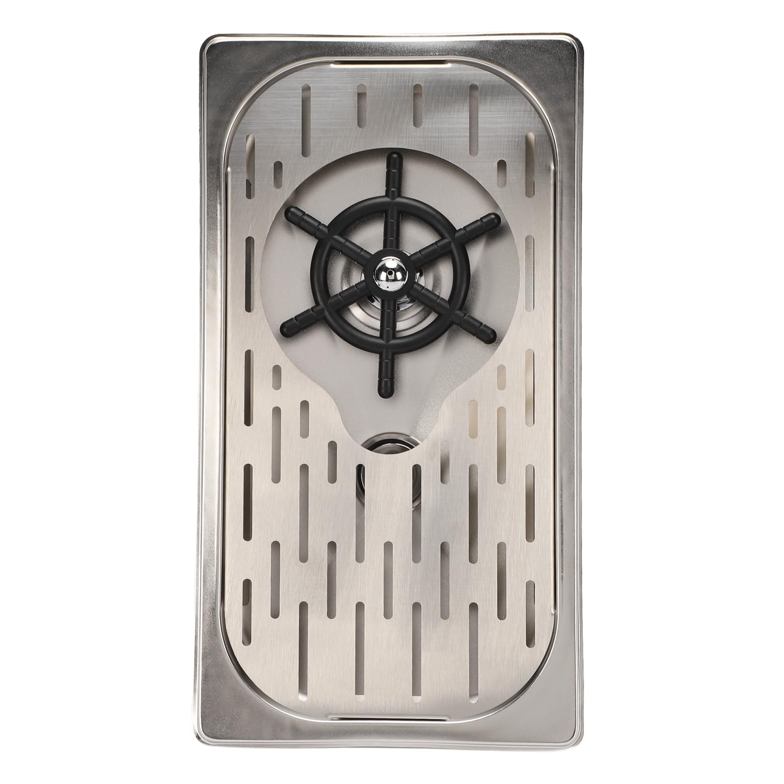 Sciacquabicchieri in Acciaio Inox, Lavabicchieri Ad Alta (SILVER)