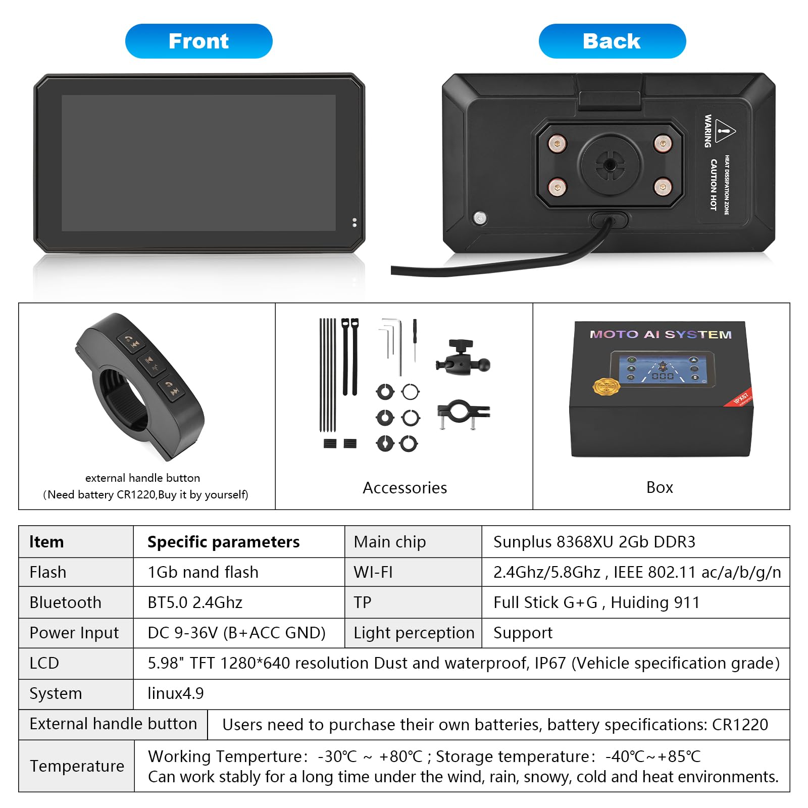 Amazon.com: Road Top Portable 5.98