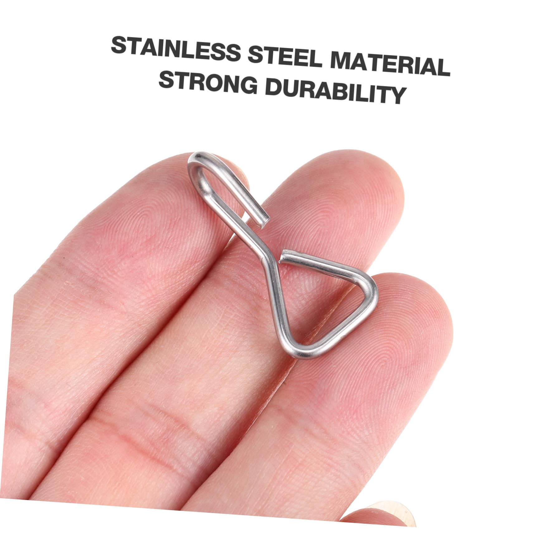 PartyKindom Stainless Steel s Hooks 100 Pcs Heavy Duty Car Hooks Design for Hanging Binding