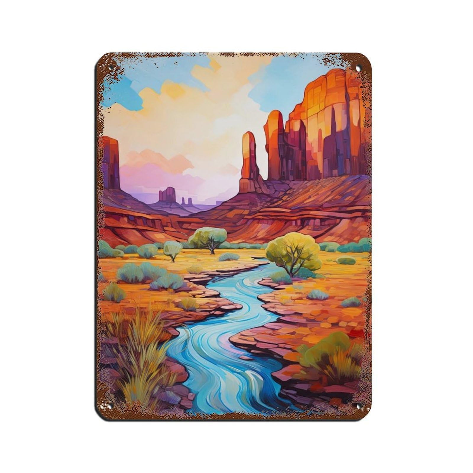 Poster décoration murale 30 x 40 cm Arizona pour habiller un mur vide facilement