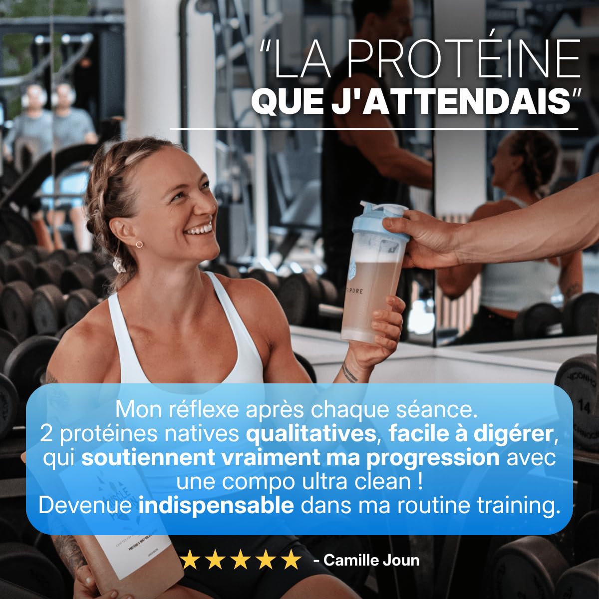 Nutripure - Muscle Protein - Whey Isolate & Lait Natives - 750 g - Vanille